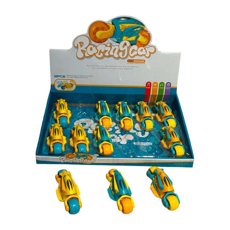 Cartoon Motobike,Yellow/Orange/Blue {Each Piece}
