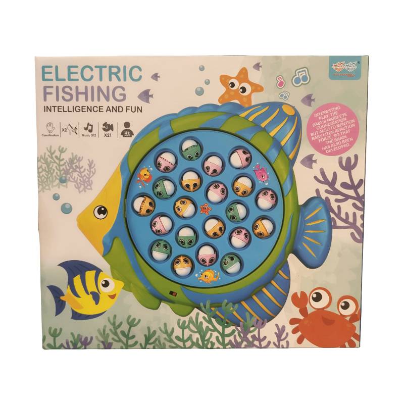 B/O Fishing Game W/Music P Bx