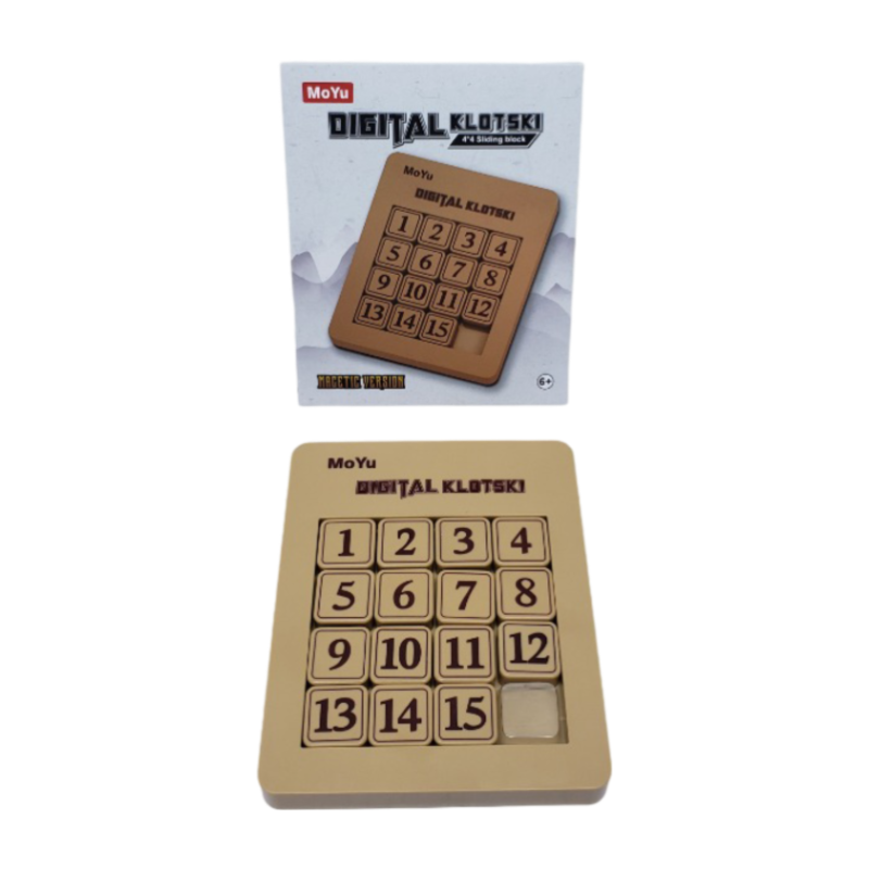 Digital Klotski Numered Shuffle Puzzle