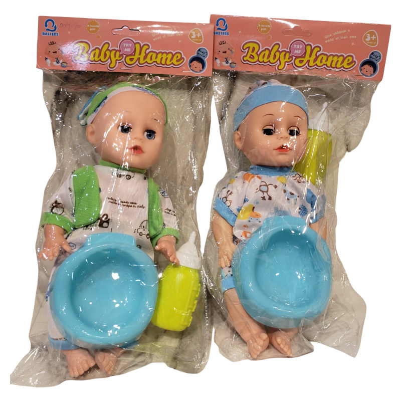 14" Doll Set,W/12 Sounds Ic,Pvcb