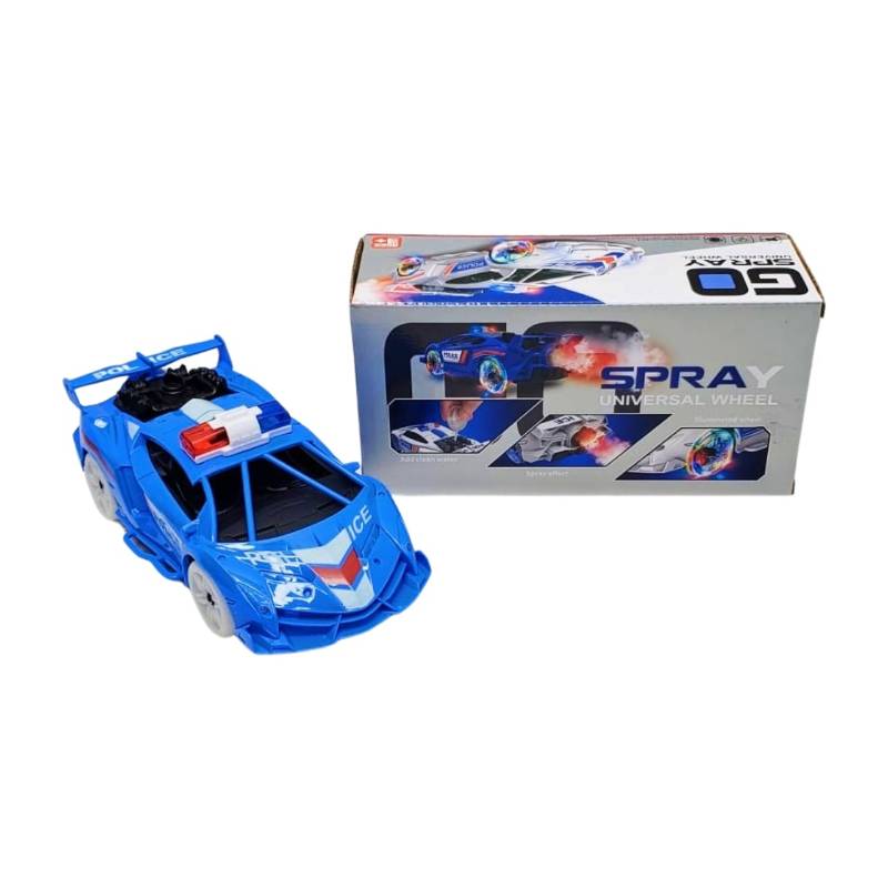 Spray police Car