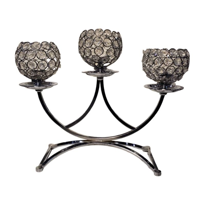 Elegant Triple Candle Holder