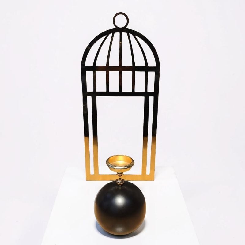 Luxury Gold Archway Candle Holder