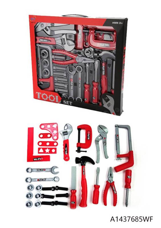 Tool Set 27Pcs W.Box Flat Packing
