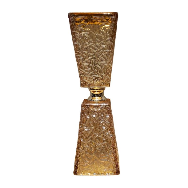 Grey & Golden Heighted Bakhoor Burner
