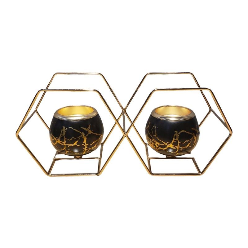 Luxe Hexagon Candle Stand