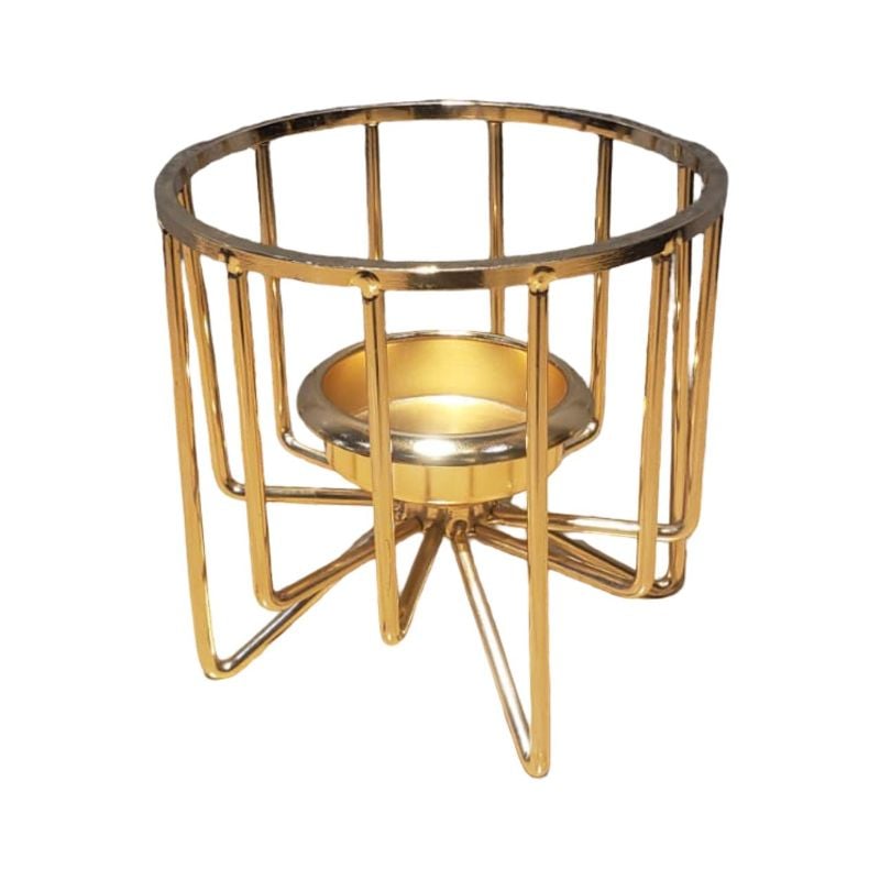 Golden Cage Candle Stand {Small Size}