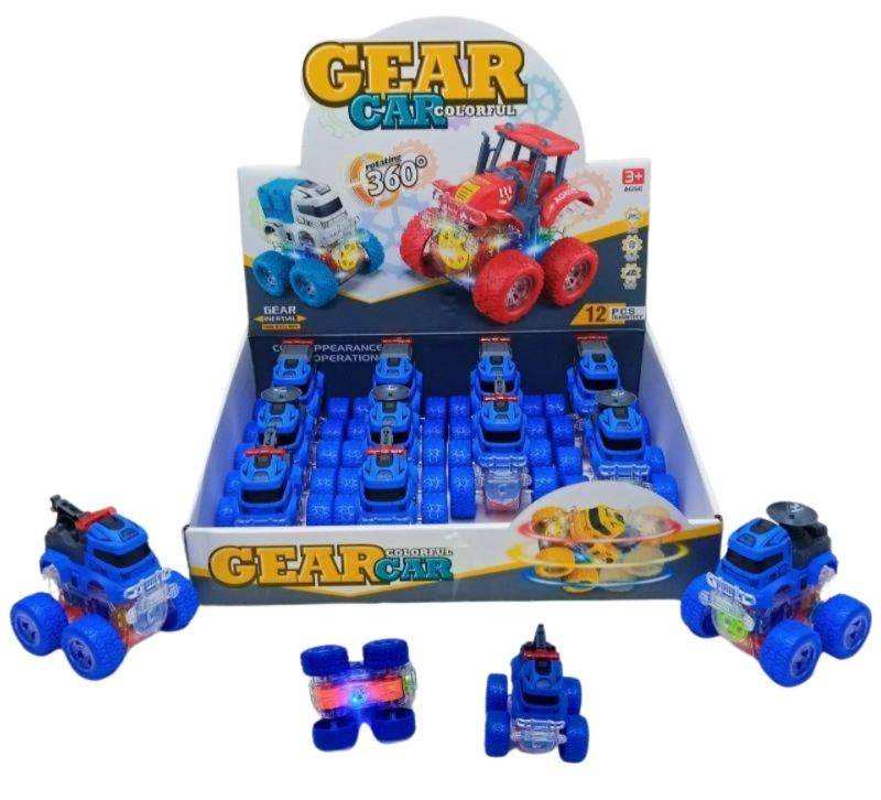 Gear Friction Car With lights 12Pcs Box1