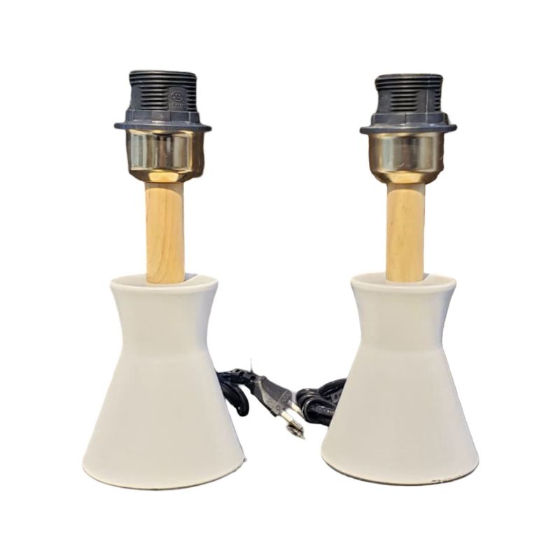 1 Piece White Cone Lamp (Each Piece)