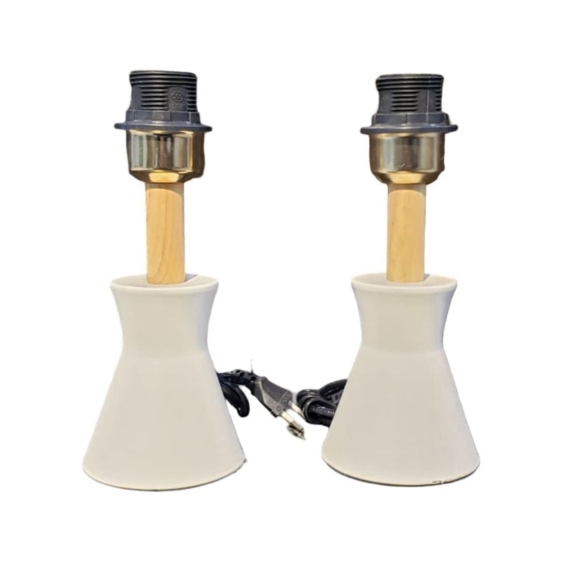 1 Piece White Cone Lamp (Each Piece)
