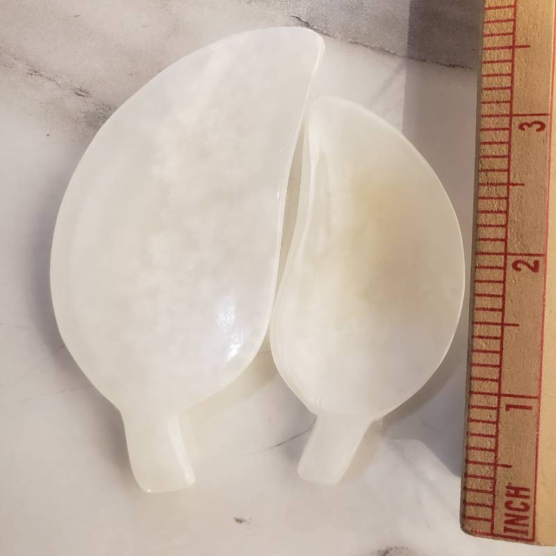 Marble Leaf Set Small {Set of 2}