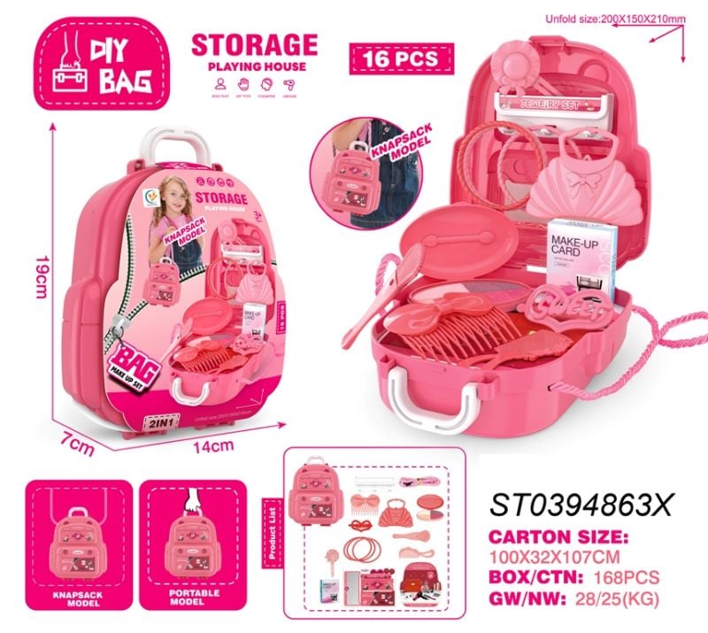 Diy Bag Beauty Set, Enclosing Card