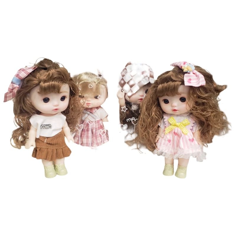 Big Head Doll 20cm PVC {Each Piece}