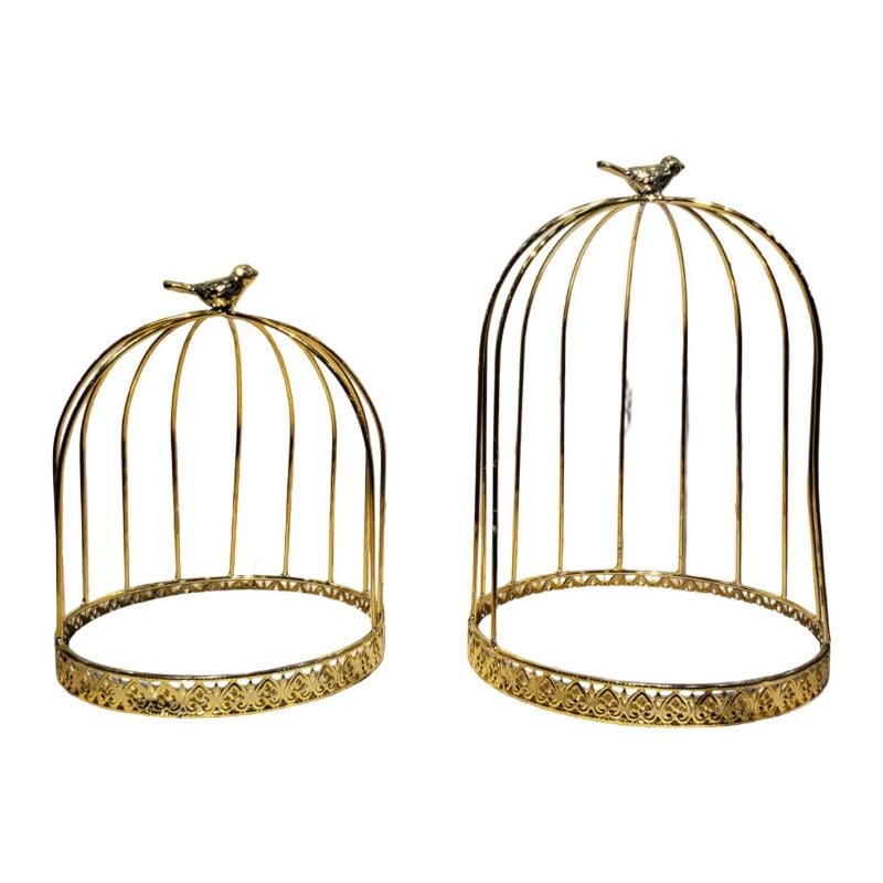 Bird Cage Multiple Accessories Holder {Set Of 2}