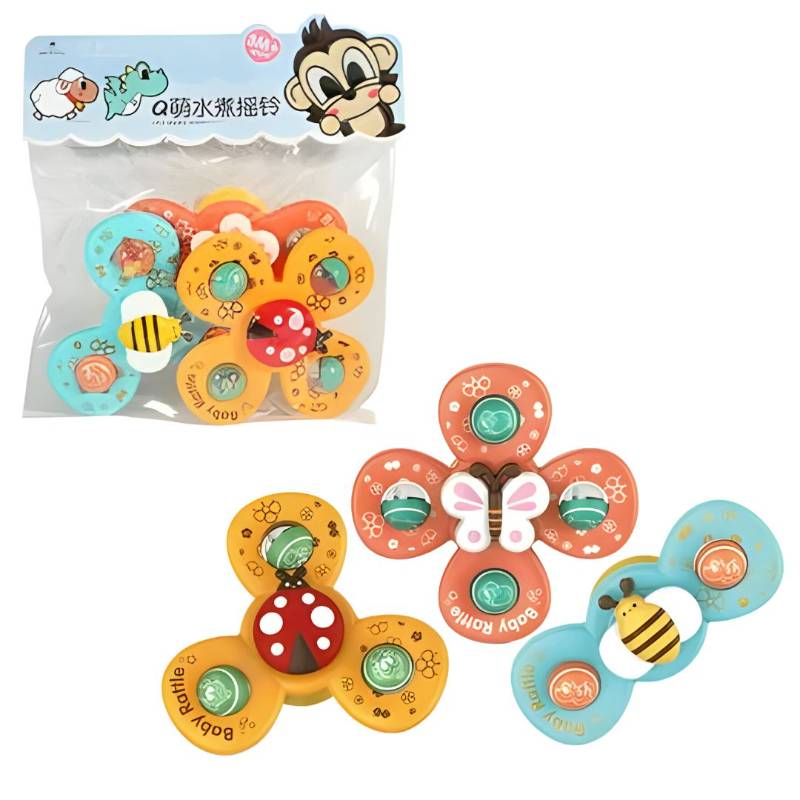 Baby Rattle,3Pcs/Pvch