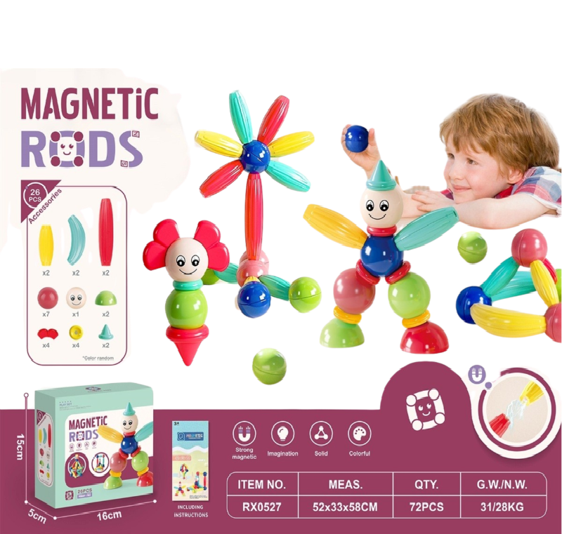 magnetic Diy Blocks Set 26 Pcs