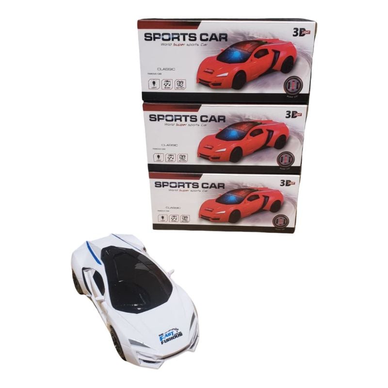 3D Lightening Car With L/S {Each piece}