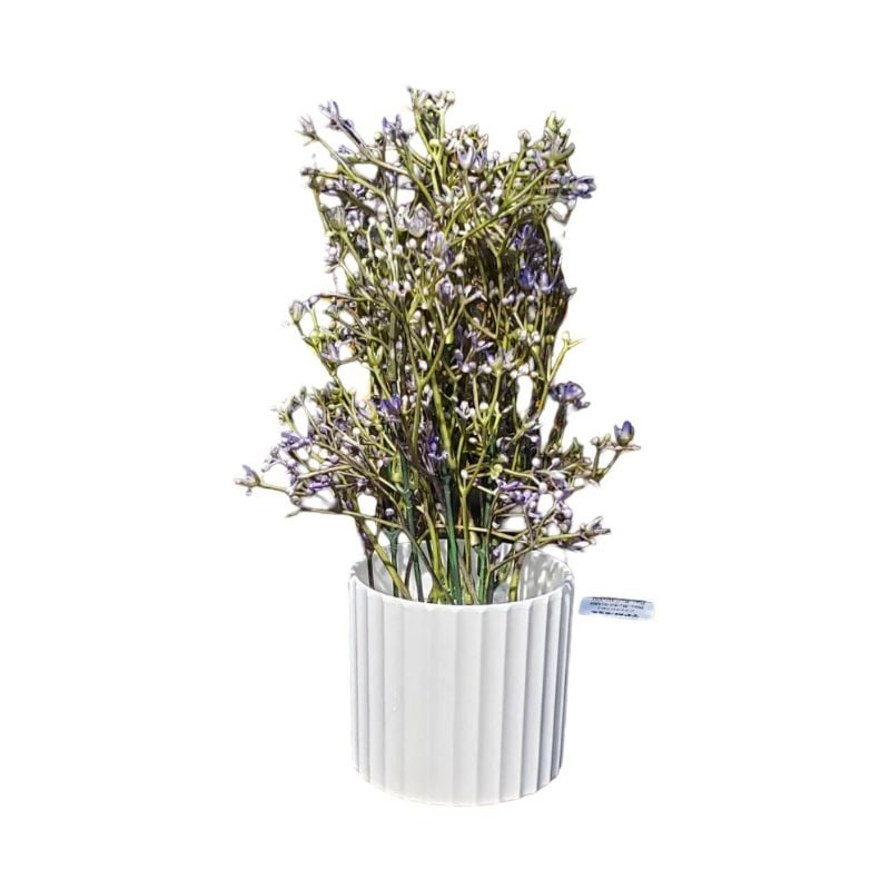 Purple Meadow Floral Pot