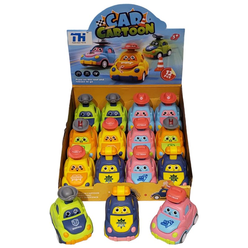 Friction Car 12 Pcs Box 618