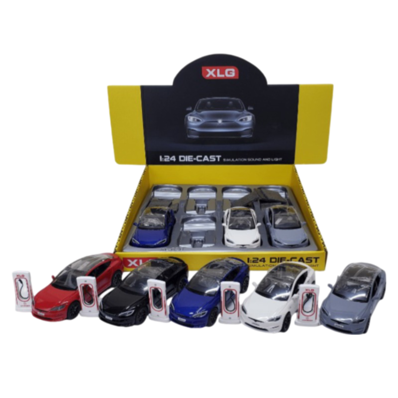 1:24 Tesla Model S Diecast Car {Each Piece}