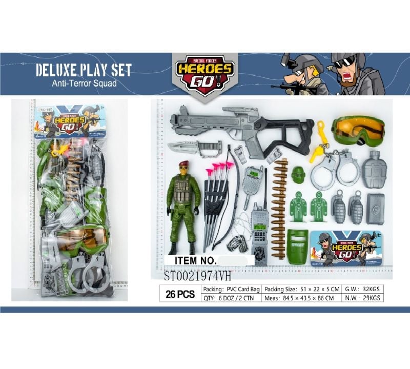 Military Police Set,Pvch