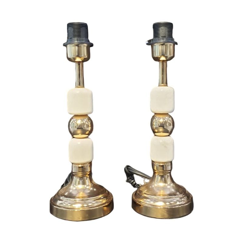1 Piece 2 ball Marble Lamp