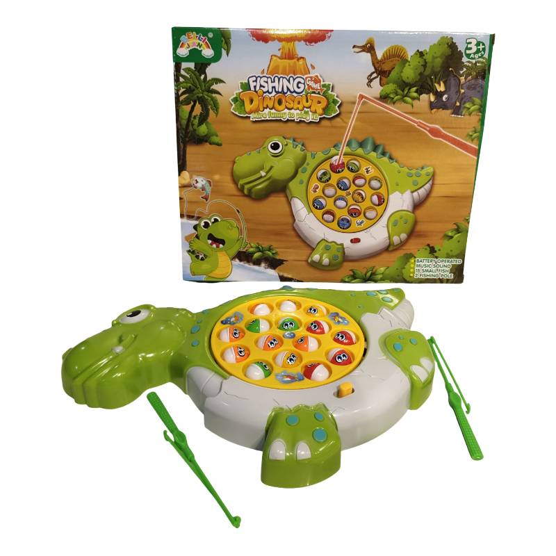 B/O Dinosaur Fishing Game Set with Music