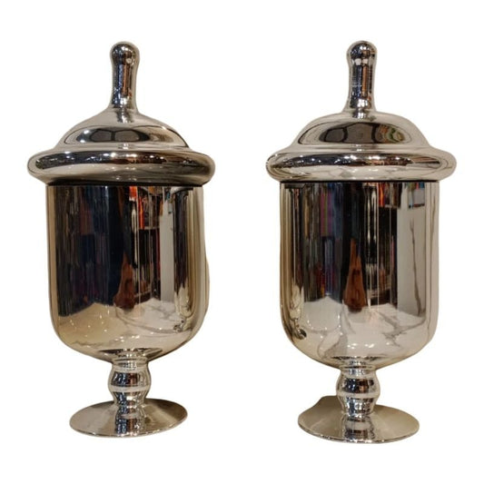 Silver Glass Candy {Each Piece}