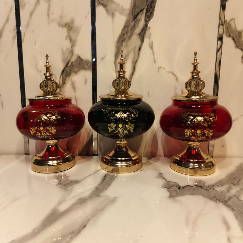Classic Gold Accent Jar Small  {Each Piece}