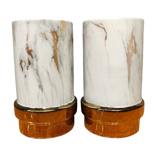 Marble & Gold Vase