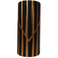 Black Golden Straight Small Vase