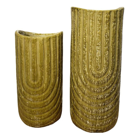 Swirly Vase 2 Pcs Set