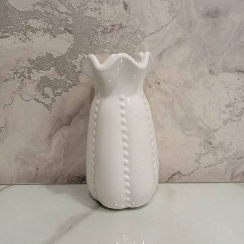 White Vase 8 Size- S