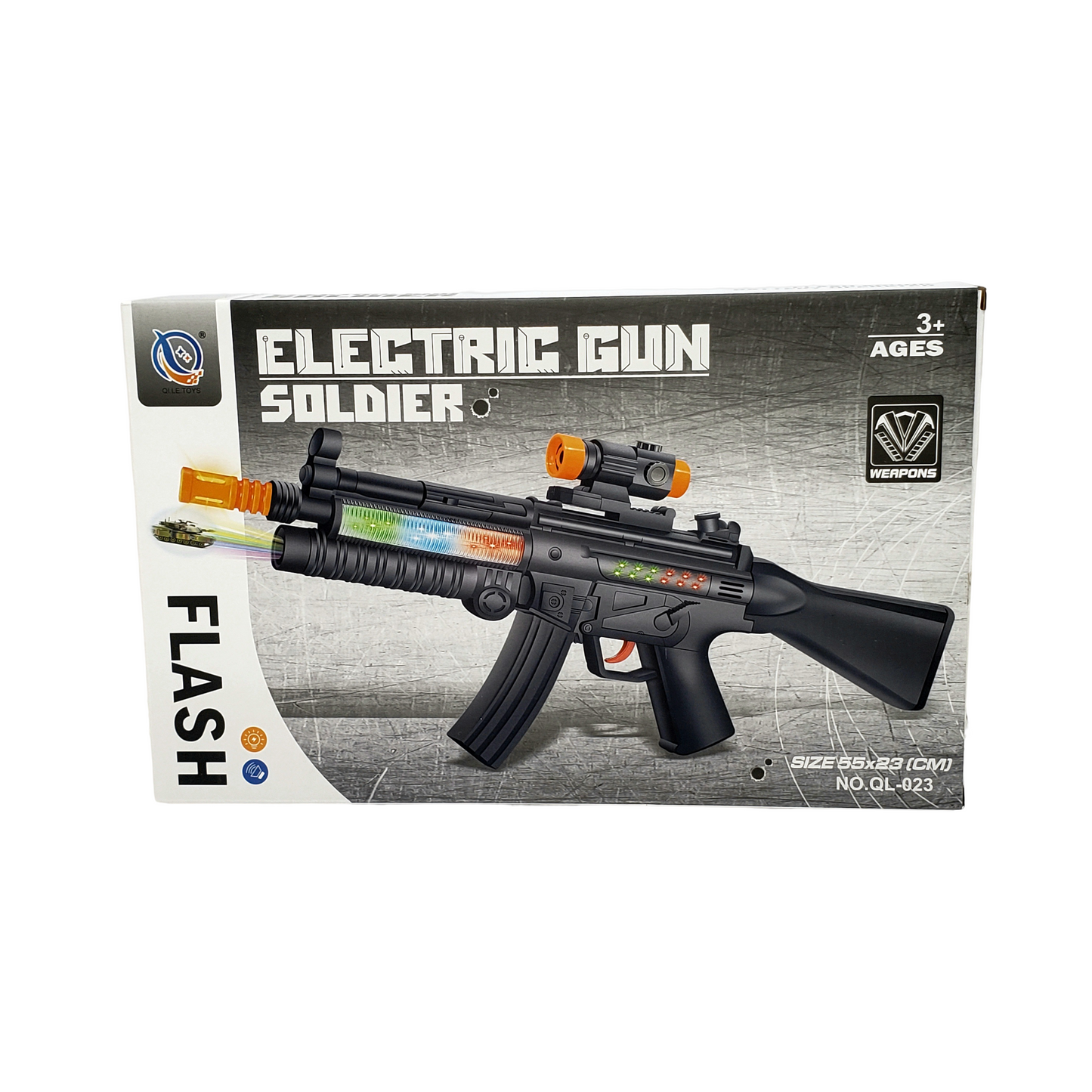 Electric Soldier Gun with Lights and Sounds