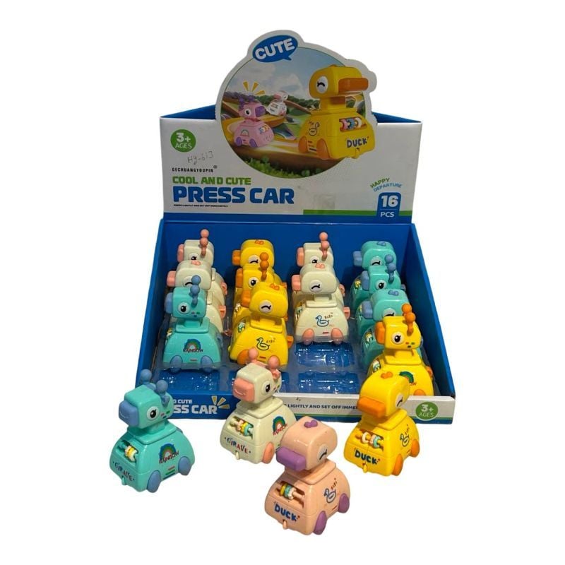 Cute Animal Press And Go Toy {Each Piece}