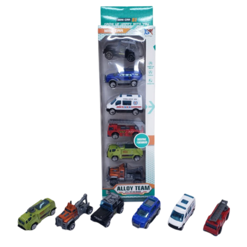 Diecast-Car-Model-Set-6pcs