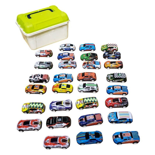 6.8Cm P/B Metal Car, 30Pcs/Plastic Box