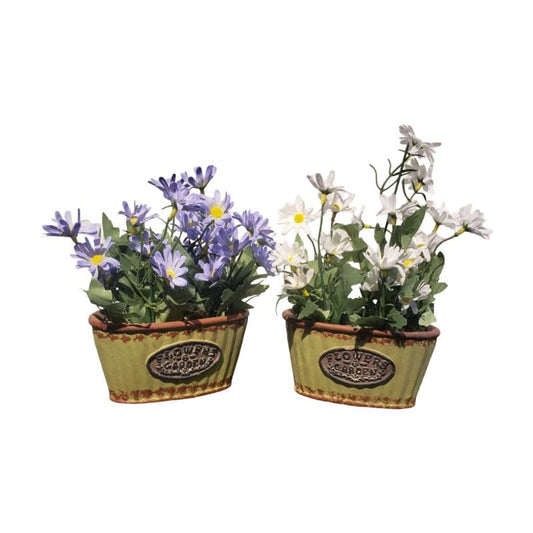 Mini Artificial Plant With Ceramic Bucket {Each Piece}