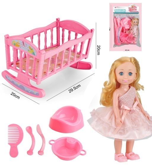 10 Inch Doll Set.Pvc Bag W/Header1