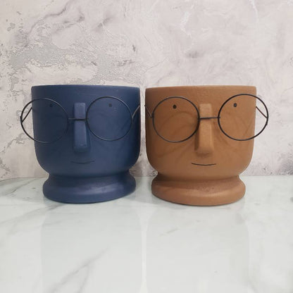 Glasses Vase (Gr+O+B) L