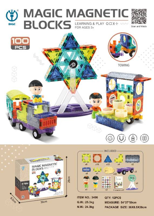 Block Set 100Pcs P.Bx