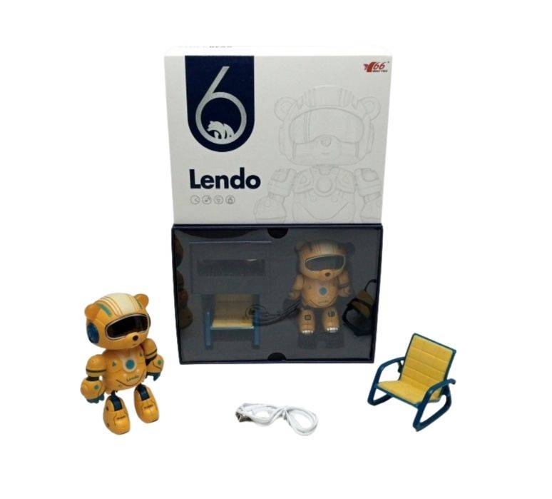 Die-Cast Clock Bear 3Clrs Mix W/Light So