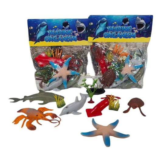 Ocean Animal Set,Pvc Bag W/Header