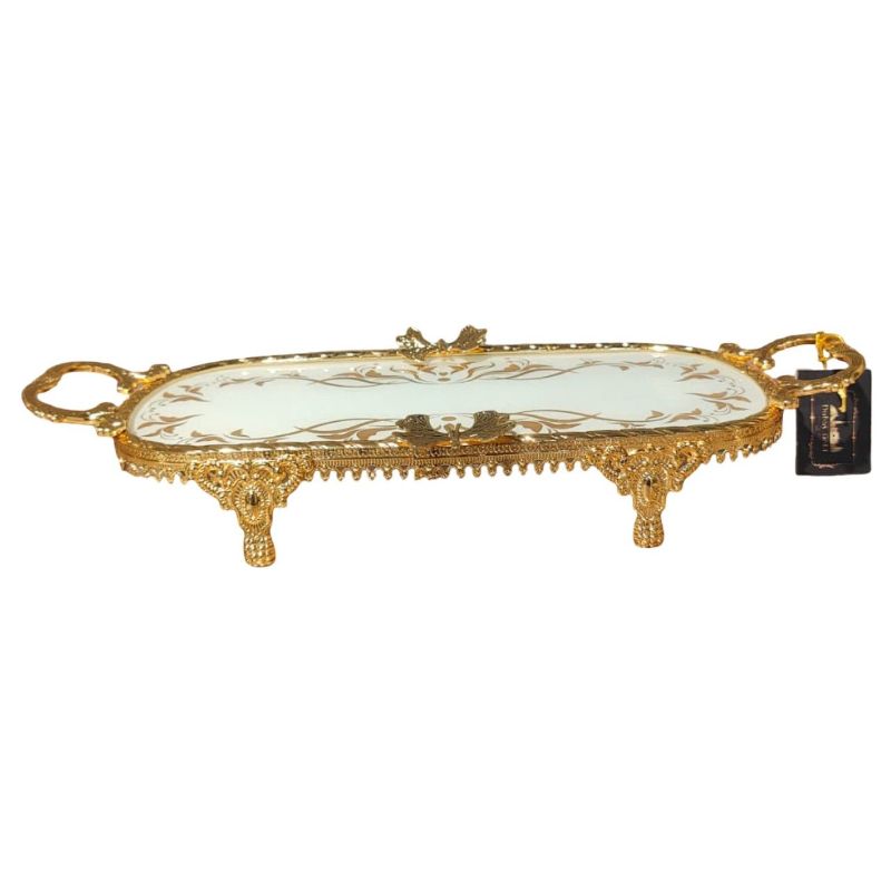 Majestic Gold Tray For Serving