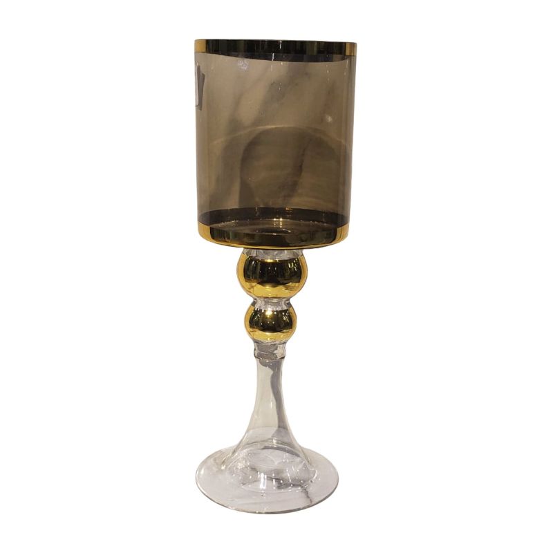 Smoky Gold Candle Stand {Medium Size}