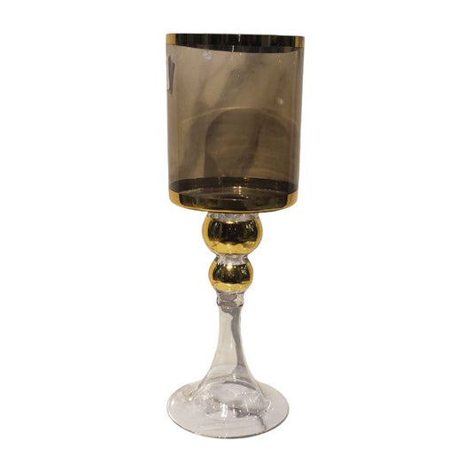 Smoky Gold Candle Stand {Medium Size}