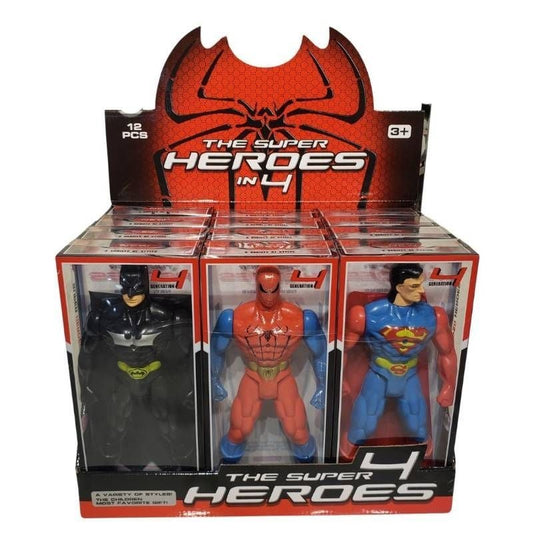 23.5Cm Avengers Figure 3Asst D.Bx, Flat