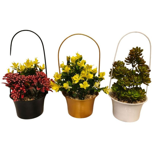 Metal Flowers Bucket {Each Piece}