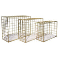 Nesting Gold Wire Multi-Organizers (Set of 3)