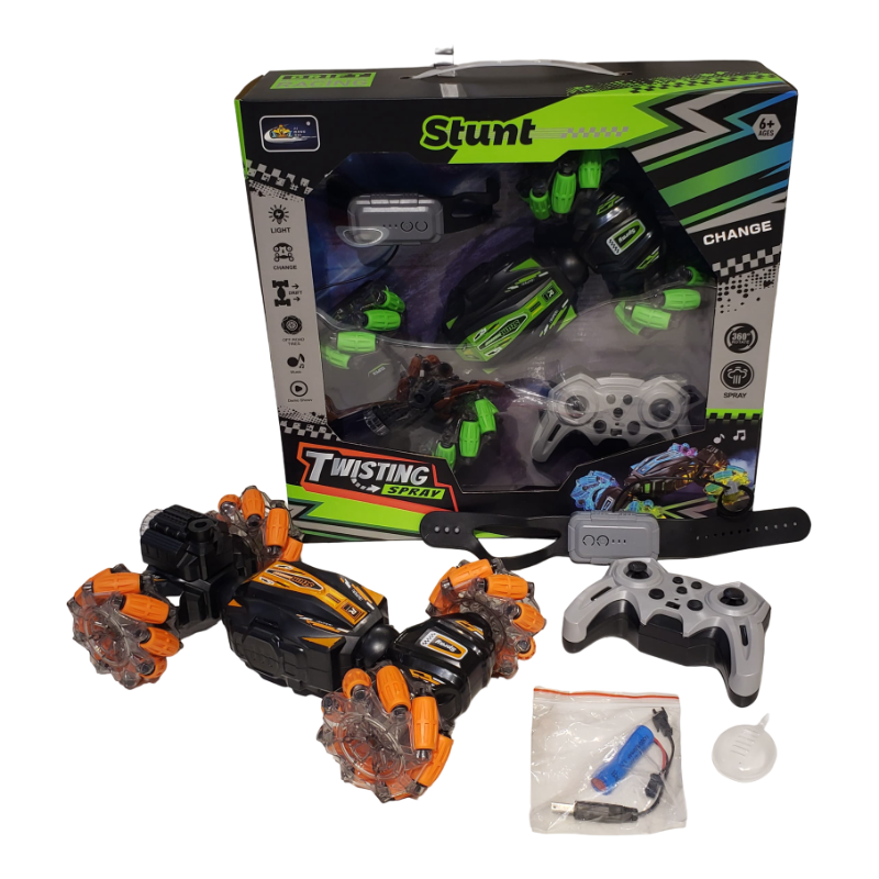 R/C Car With Smoke -98c